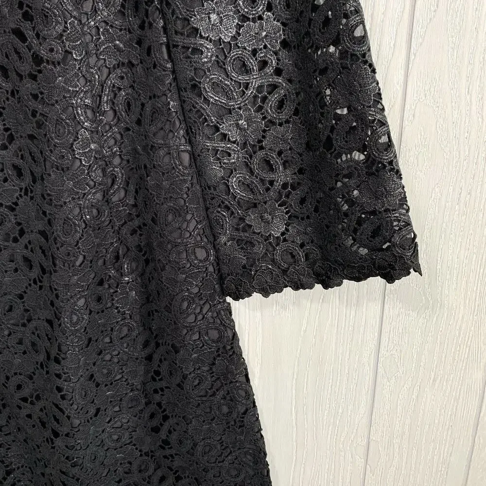 Kate Spade Quinn Black Lace All That Glitters Size 0 NWT